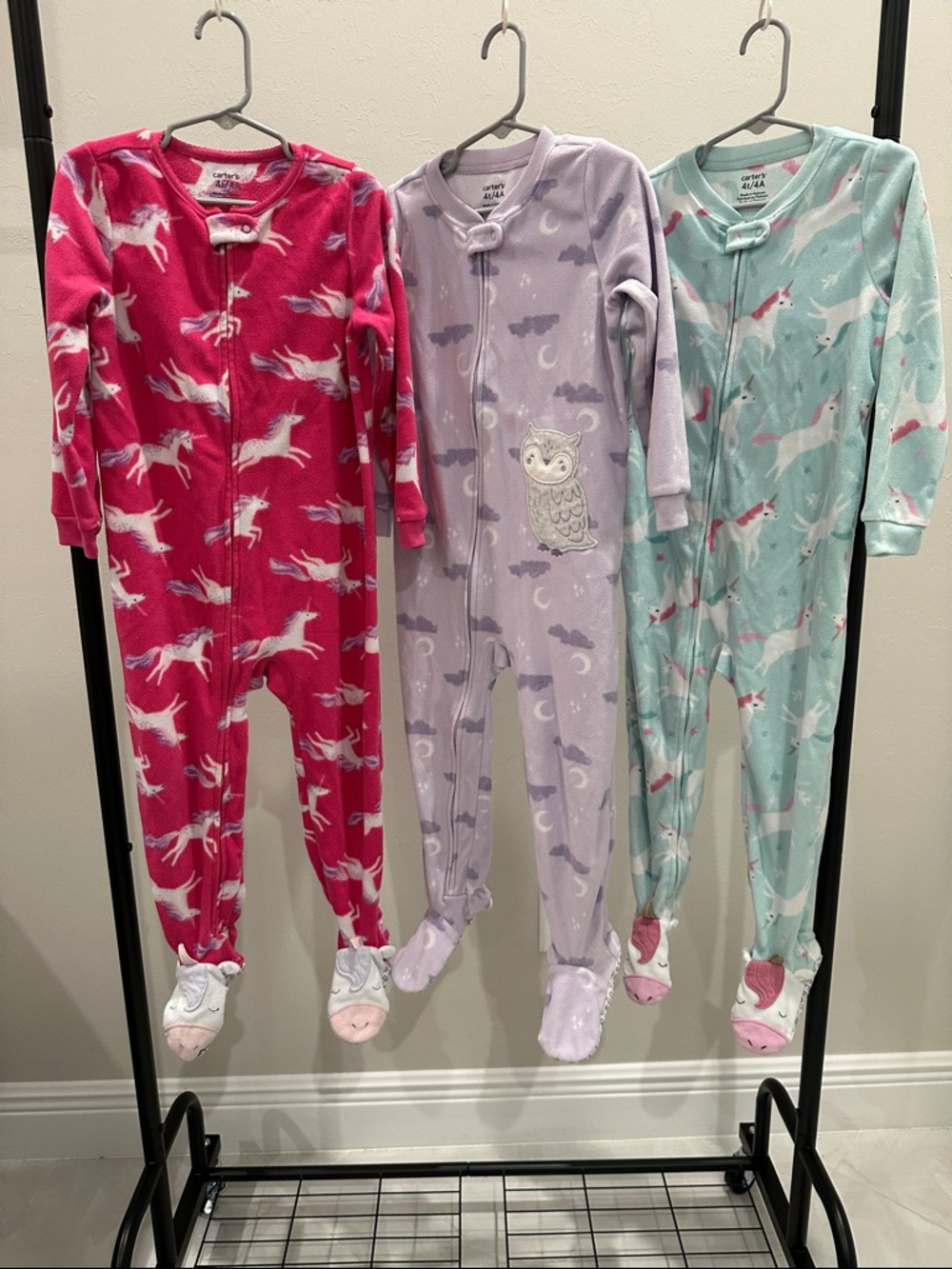 Carter's Onesie Pijamas. Set of 3